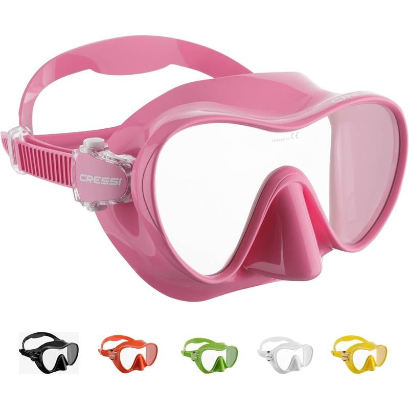 Cressi F1, Scuba Diving Snorkeling Frameless Mask - Perfect Seal Silicone Skirt - Designed in by Cressi