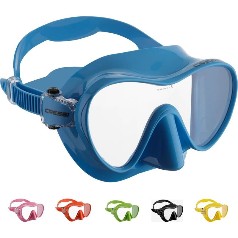 Cressi F1, Scuba Diving Snorkeling Frameless Mask - Perfect Seal Silicone Skirt - Designed in by Cressi