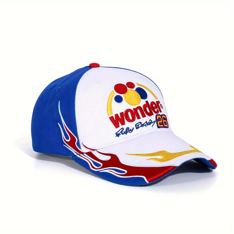 26 Embroidery Adjustable Men'S Cap Talladega Nights Baseball Cap, Unisex Ricky Bobby Soft Trucker Hat for Women Men, Outdoor Sports Cap