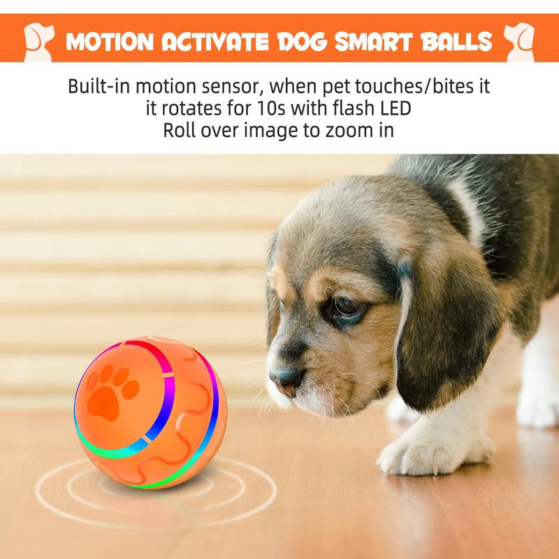 Vibrating Dog Ball, Moving Dog Ball, Shaky Ball Toy for Dogs, Interactive Bouncing Ball for Dog, Automatic Moving Dog Toy Ball, Shaking Dog Ball for Small Medium Large Dogs
