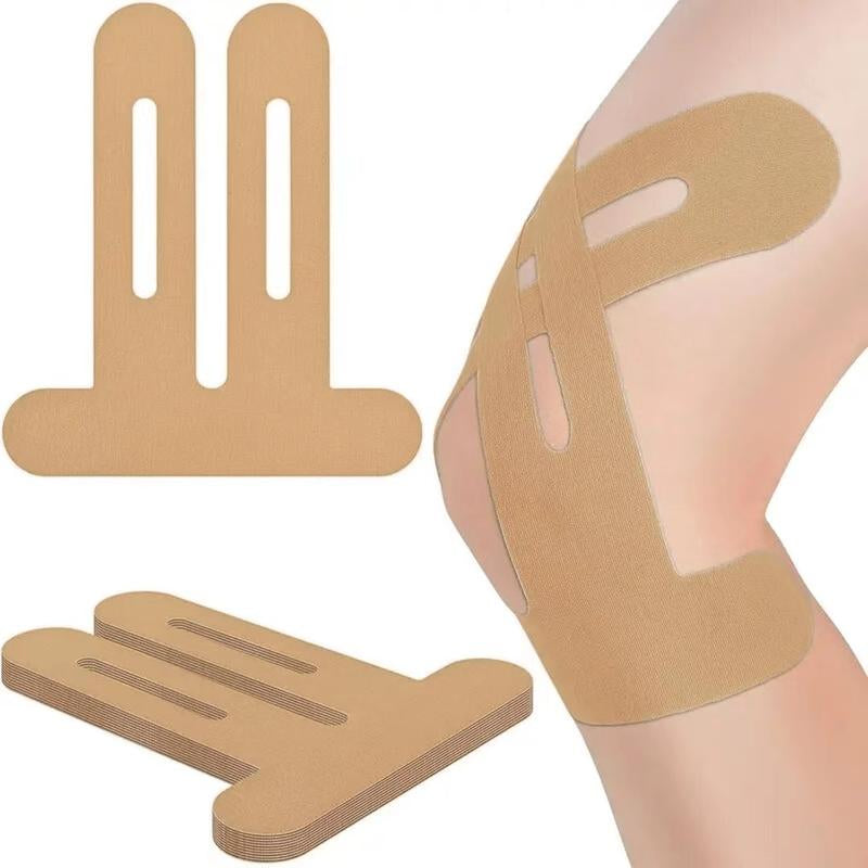 Precut Kinesiology Tape for Knees,15-30 Pcs -Elastic Knee Support & Stability, Pain Reliefwaterproof, Breathable, Hypoallergenic Athletictape