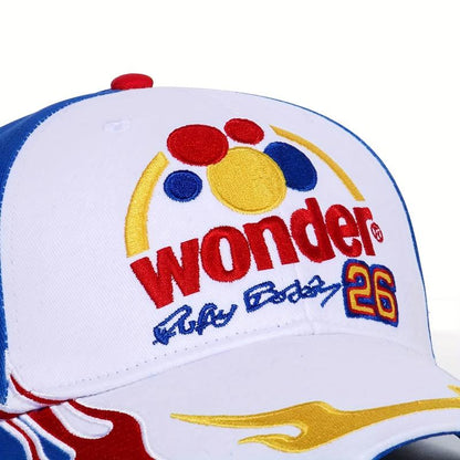 26 Embroidery Adjustable Men'S Cap Talladega Nights Baseball Cap, Unisex Ricky Bobby Soft Trucker Hat for Women Men, Outdoor Sports Cap