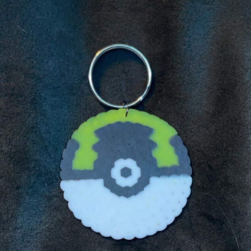 Pokeball Keychains a Small Variety of Them! Ultra Ball, Great Ball, Master Ball, Dive Ball,Friend Ball and Heal Ball Plastic