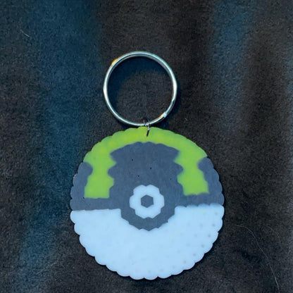 Pokeball Keychains a Small Variety of Them! Ultra Ball, Great Ball, Master Ball, Dive Ball,Friend Ball and Heal Ball Plastic