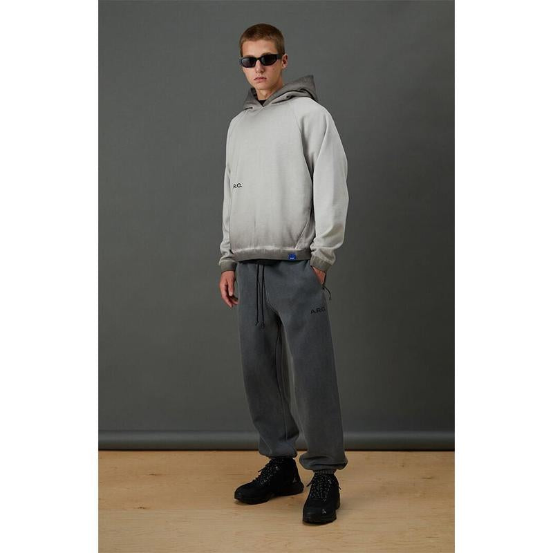 A.R.C. Men'S Black Fleece Jogger Sweatpants