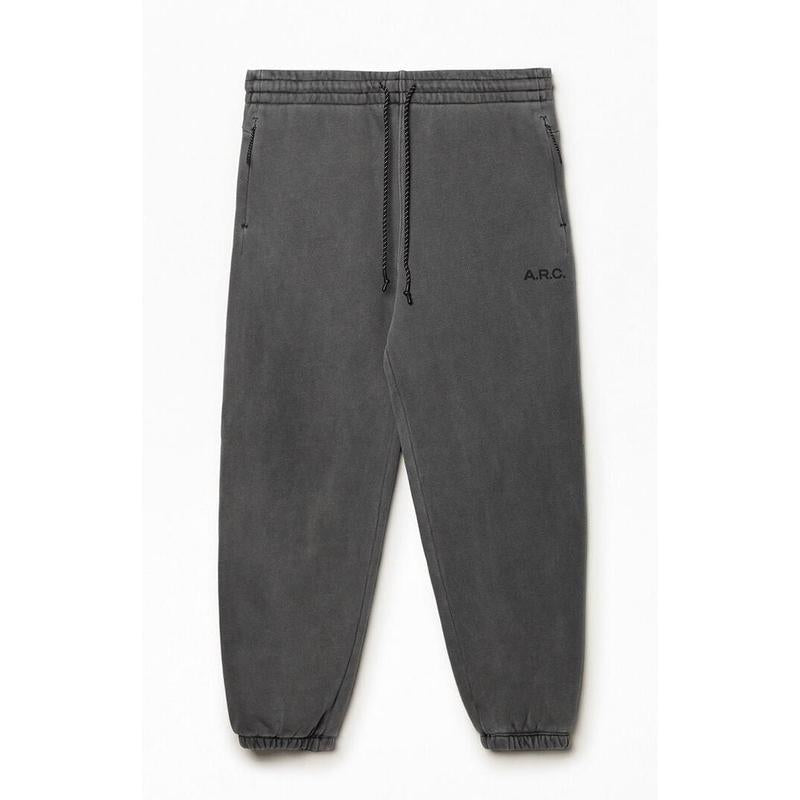 A.R.C. Men'S Black Fleece Jogger Sweatpants