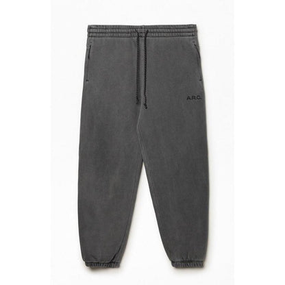 A.R.C. Men'S Black Fleece Jogger Sweatpants