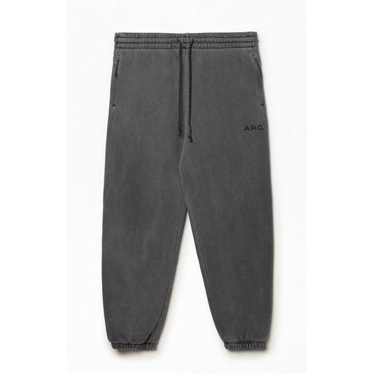 A.R.C. Men'S Black Fleece Jogger Sweatpants