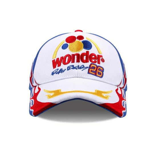 26 Embroidery Adjustable Men'S Cap Talladega Nights Baseball Cap, Unisex Ricky Bobby Soft Trucker Hat for Women Men, Outdoor Sports Cap