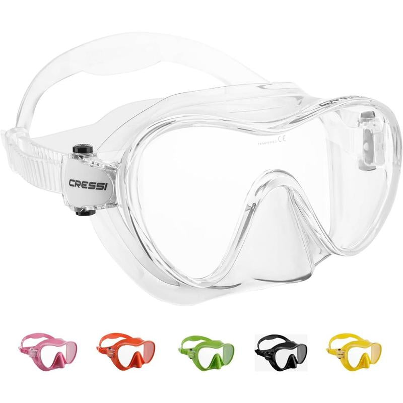 Cressi F1, Scuba Diving Snorkeling Frameless Mask - Perfect Seal Silicone Skirt - Designed in by Cressi