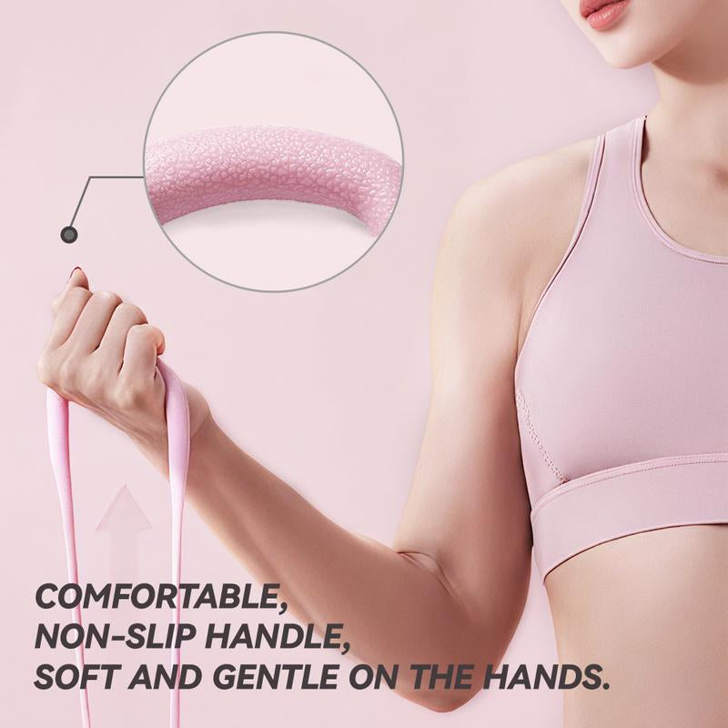 Resistance Bands, Figure 8 Exercise Bands for Women Men, 8 Shaped Resistance Bands for Arms, Chest Expander, Yoga Gym Fitness TPE Material White Training