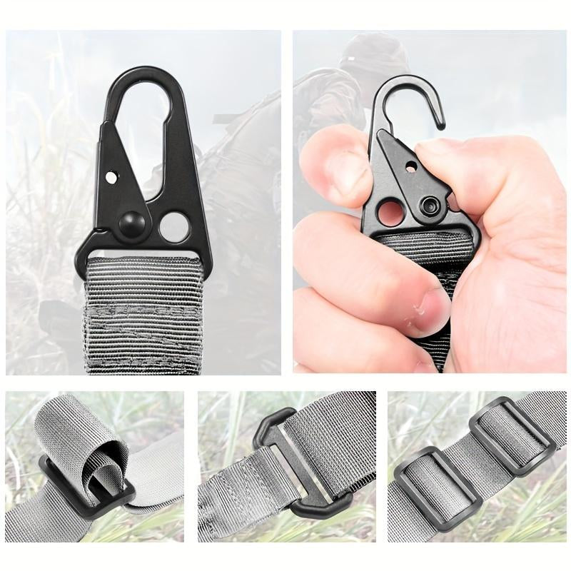 Adjustable Two-Point Tactical Sling, Traditional Outdoor Sport Strap for Molle Bag, Premium Quality Accessories Set