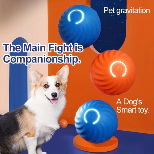 Intelligent Jumping Ball, Electric Charging Cat and Dog Toy, Self-Rollingpet Dog Toy Ball, Electric Intelligent Pet Ball