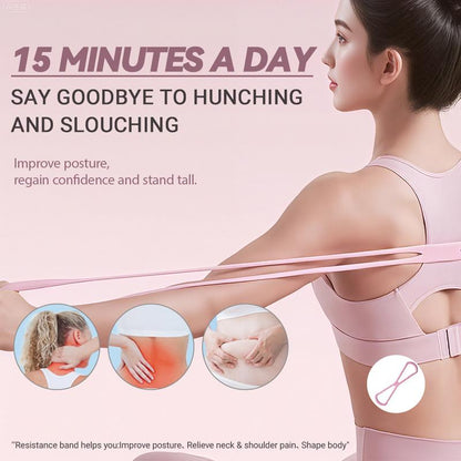 Resistance Bands, Figure 8 Exercise Bands for Women Men, 8 Shaped Resistance Bands for Arms, Chest Expander, Yoga Gym Fitness TPE Material White Training
