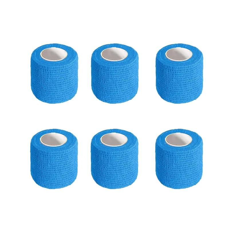 6 Volumes Self-Adhesive Breathable Sports Bandage Elastic Non-Woven Ankle ，Elbow Wrap, Mini Essential Fitness Accessory for Athletic Support