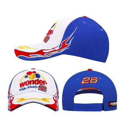 26 Embroidery Adjustable Men'S Cap Talladega Nights Baseball Cap, Unisex Ricky Bobby Soft Trucker Hat for Women Men, Outdoor Sports Cap