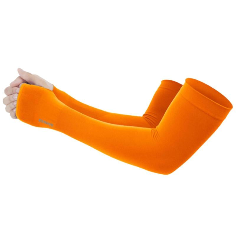 Sun Protection UV Garden Arm Sleeves with Thumb Hole for Men Women UPF 50+ Compression Cooling Sport Glovessleeves for Sun