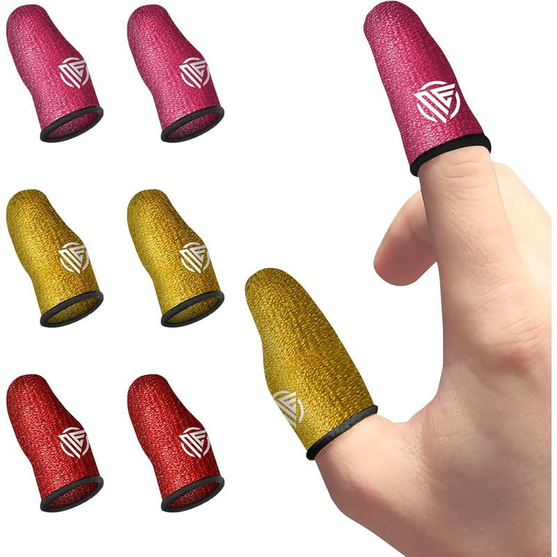 Gamer Sleeves for Mobile Gaming , Pubg Finger Cots Sleeve Gloves and Covers , Compression for Thumb Sweaty Hands