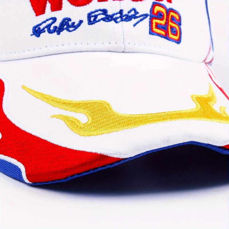 26 Embroidery Adjustable Men'S Cap Talladega Nights Baseball Cap, Unisex Ricky Bobby Soft Trucker Hat for Women Men, Outdoor Sports Cap