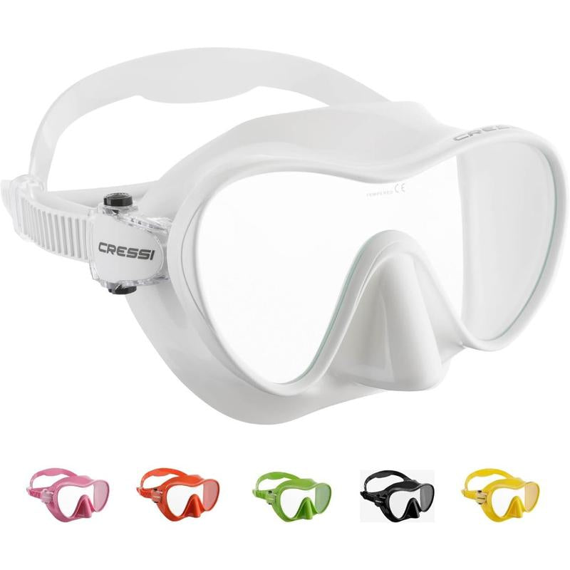 Cressi F1, Scuba Diving Snorkeling Frameless Mask - Perfect Seal Silicone Skirt - Designed in by Cressi