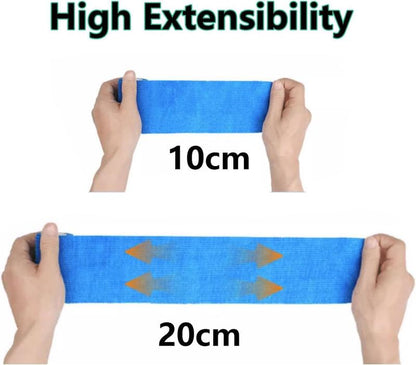 6 Volumes Self-Adhesive Breathable Sports Bandage Elastic Non-Woven Ankle ，Elbow Wrap, Mini Essential Fitness Accessory for Athletic Support