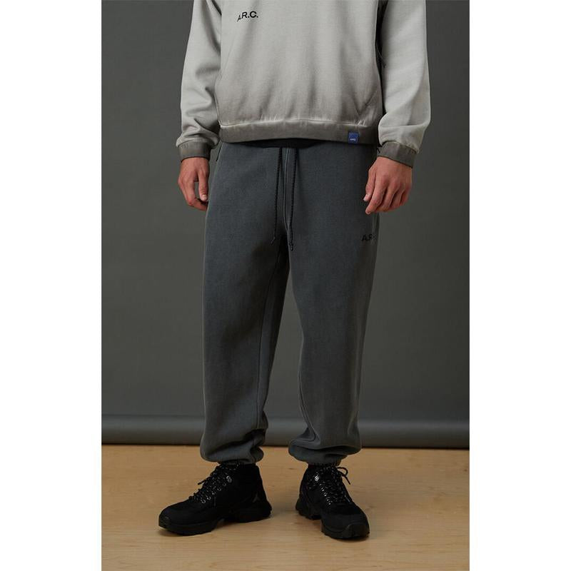 A.R.C. Men'S Black Fleece Jogger Sweatpants