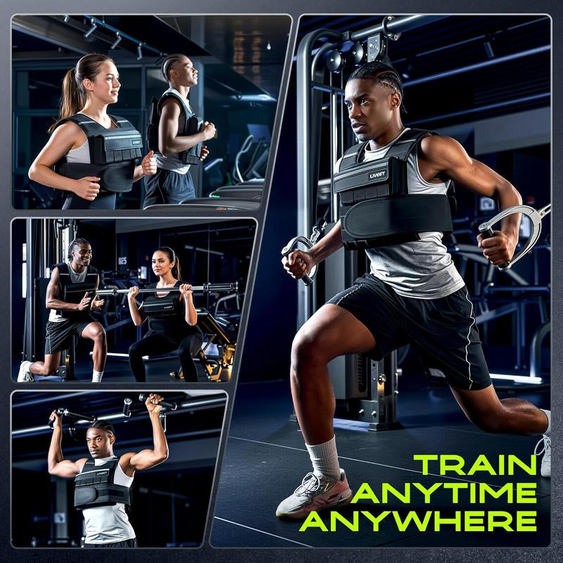 【Septemberrestock】Liveet Adjustable Iron Sand Weighted Vest for Men Women, 20Lb 30Lb 45Lb 60Lb Weight Vest with Removable Weights, Heavy Duty Running Vest with Reflective Strips for Walking Strength Training Calisthenics,Bone Health, Core & Posture Boost