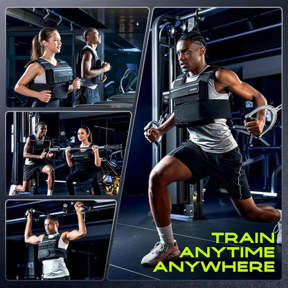 【Septemberrestock】Liveet Adjustable Iron Sand Weighted Vest for Men Women, 20Lb 30Lb 45Lb 60Lb Weight Vest with Removable Weights, Heavy Duty Running Vest with Reflective Strips for Walking Strength Training Calisthenics,Bone Health, Core & Posture Boost