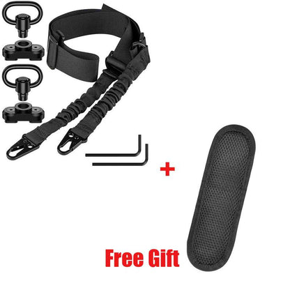 Adjustable Two-Point Tactical Sling, Traditional Outdoor Sport Strap for Molle Bag, Premium Quality Accessories Set