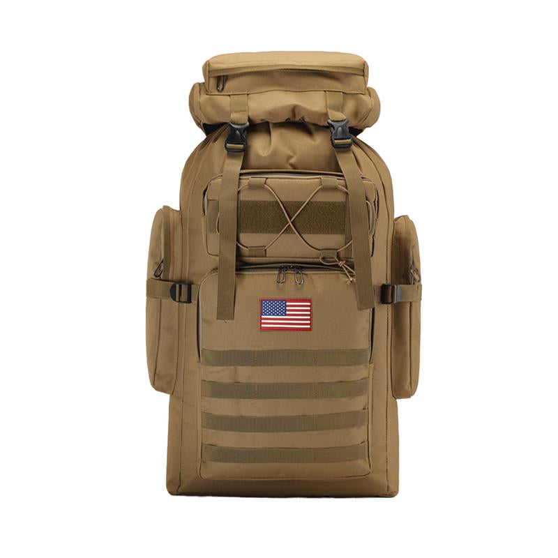 Outdoor Survival Bag, Tactical Camouflage Waterproof Backpack, Backpack, Large Capacity, Meeting All Kinds of Emergency Needs, Survival Tools, Suitable for Camping and Hiking, Rainproof Backpack, Hunting Equipment, Adventure, Free Deliverydurable