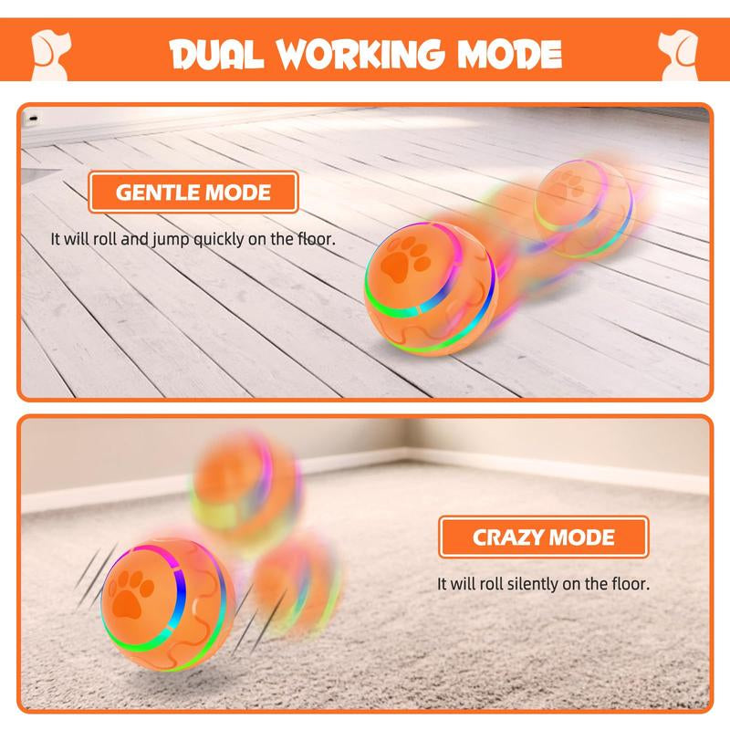 Vibrating Dog Ball, Moving Dog Ball, Shaky Ball Toy for Dogs, Interactive Bouncing Ball for Dog, Automatic Moving Dog Toy Ball, Shaking Dog Ball for Small Medium Large Dogs