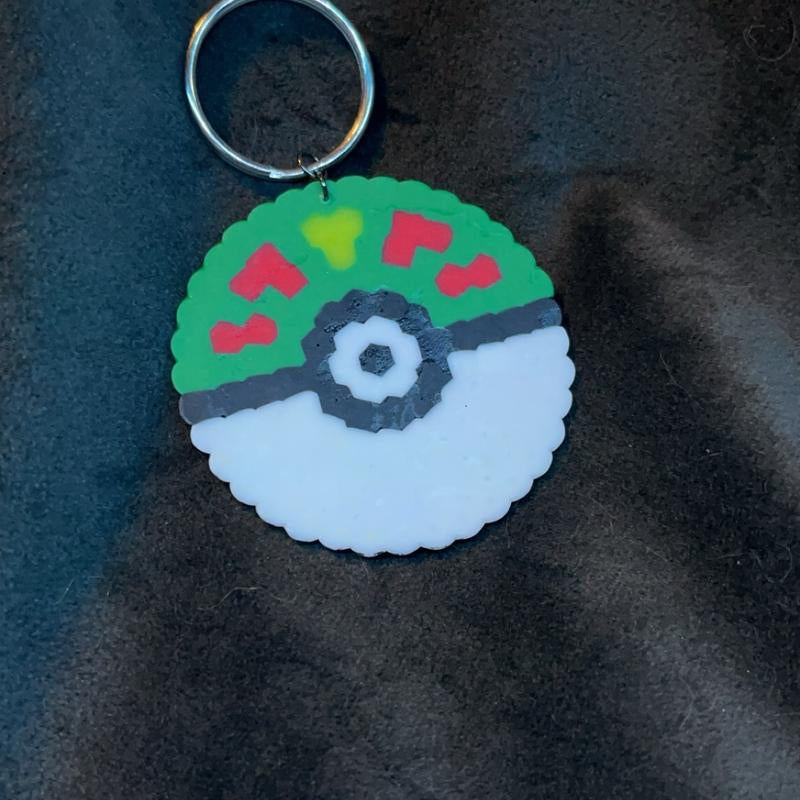 Pokeball Keychains a Small Variety of Them! Ultra Ball, Great Ball, Master Ball, Dive Ball,Friend Ball and Heal Ball Plastic