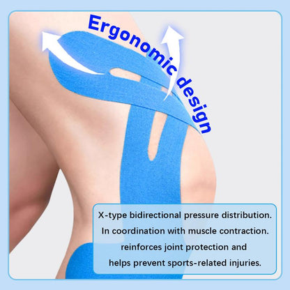 Precut Kinesiology Tape for Knees,15-30 Pcs -Elastic Knee Support & Stability, Pain Reliefwaterproof, Breathable, Hypoallergenic Athletictape