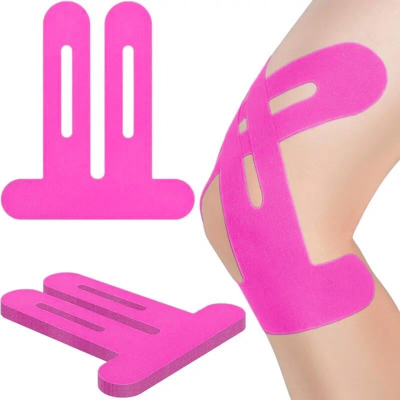 Precut Kinesiology Tape for Knees,15-30 Pcs -Elastic Knee Support & Stability, Pain Reliefwaterproof, Breathable, Hypoallergenic Athletictape