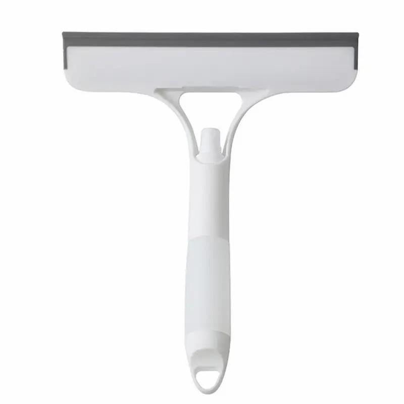 3 in 1 Window Cleaning Scraper, Squeegee and Scrubber with Spray, Multifunctional Household Cleaning Tool, Car Windshield Cleaner,Lightweight Silicone Microfiber Wipe