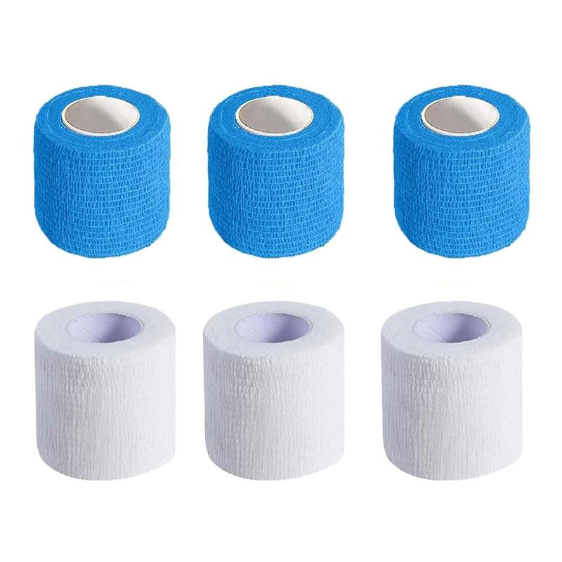 6 Volumes Self-Adhesive Breathable Sports Bandage Elastic Non-Woven Ankle ，Elbow Wrap, Mini Essential Fitness Accessory for Athletic Support