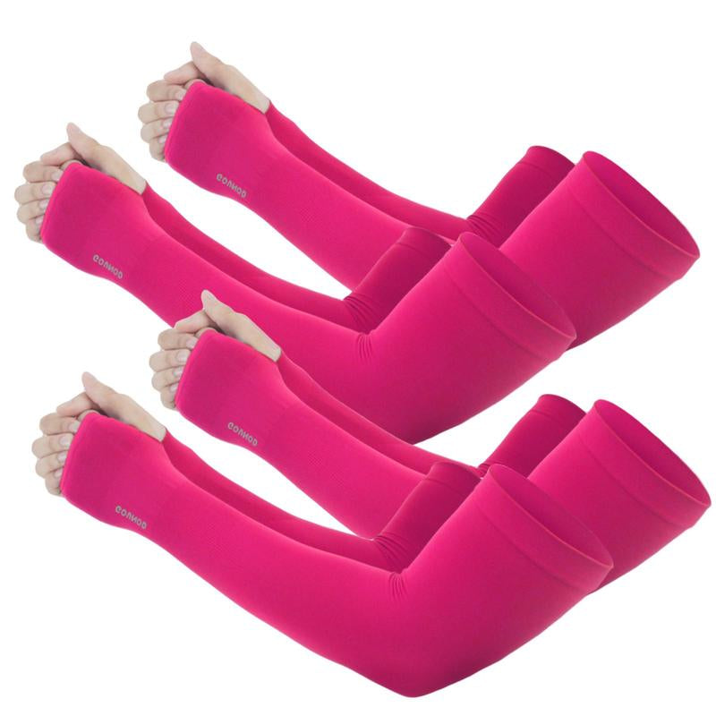 Sun Protection UV Garden Arm Sleeves with Thumb Hole for Men Women UPF 50+ Compression Cooling Sport Glovessleeves for Sun