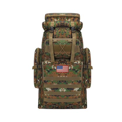 Outdoor Survival Bag, Tactical Camouflage Waterproof Backpack, Backpack, Large Capacity, Meeting All Kinds of Emergency Needs, Survival Tools, Suitable for Camping and Hiking, Rainproof Backpack, Hunting Equipment, Adventure, Free Deliverydurable